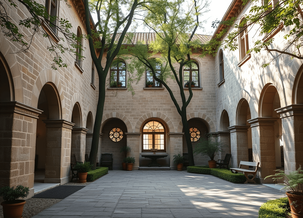 Kloster, das – klášter  (Drei Tage im Kloster das ganze Leben verändern. – Tři dny v klášteře změní celý&nbsp;život.)