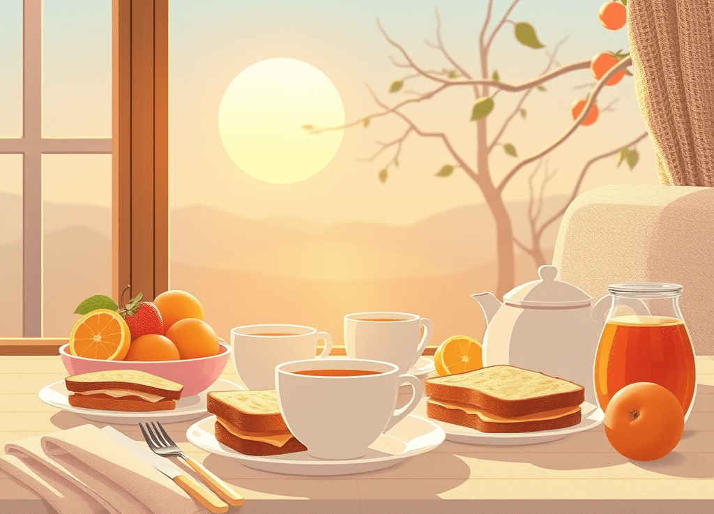 morgens – ráno  (Ich trinke morgens Kaffee. – Ráno piju&nbsp;kávu.)