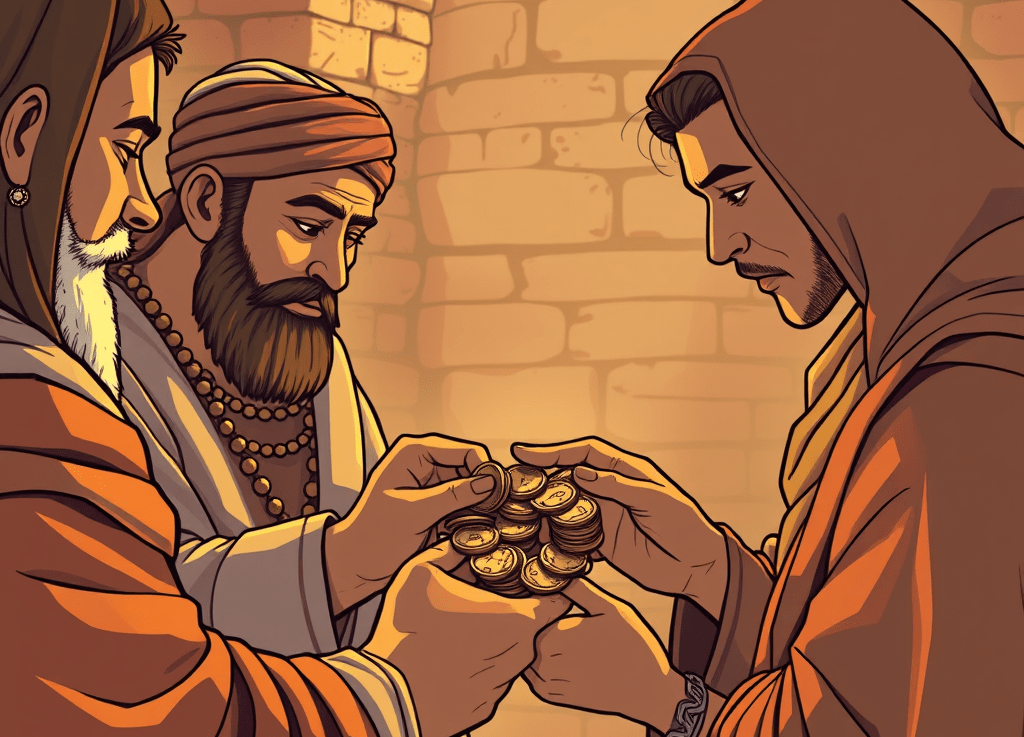 Denar, der (Denare) – denár   (Im Mittelalter war der Denar eine wichtige Münze. – Ve středověku byl denár důležitou&nbsp;mincí.)