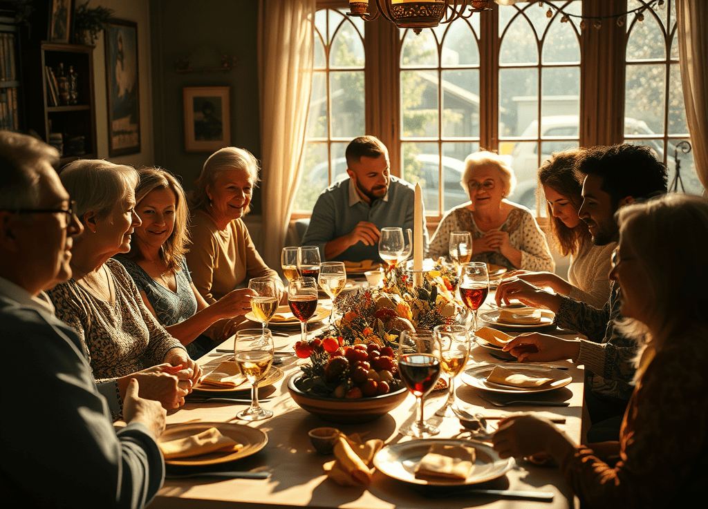 Mahlzeit – Wir setzen uns zum Essen und sagen alle: Mahlzeit! – Sedáme si k jídlu a všichni říkáme: Dobrou&nbsp;chuť!