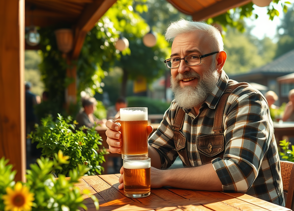Fritz  (Der typische Fritz geht jeden Sonntag zum Biergarten. – Typický Fritz chodí každou neděli do&nbsp;pivnice.)