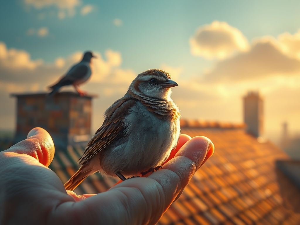 Spatz, der  – vrabec