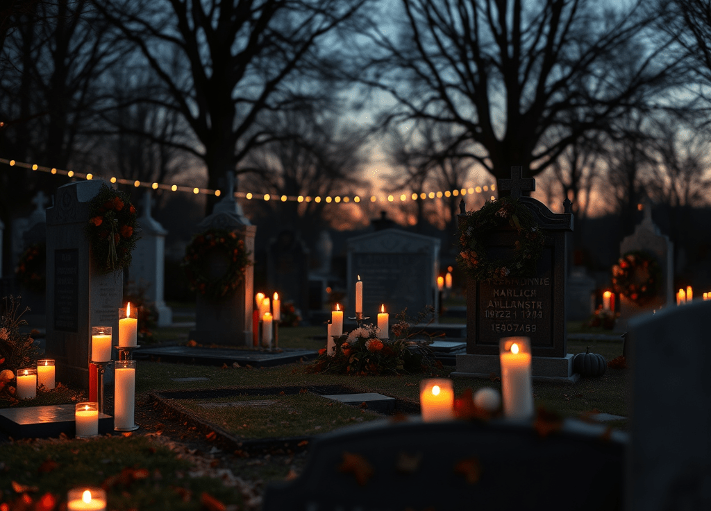 Totensonntag   (Der Totensonntag und Allerheiligen sind Gedenktage für Verstorbene. – Protestantská památka zesnulých a katolické dušičky jsou dny vzpomínky na&nbsp;zesnulé.)