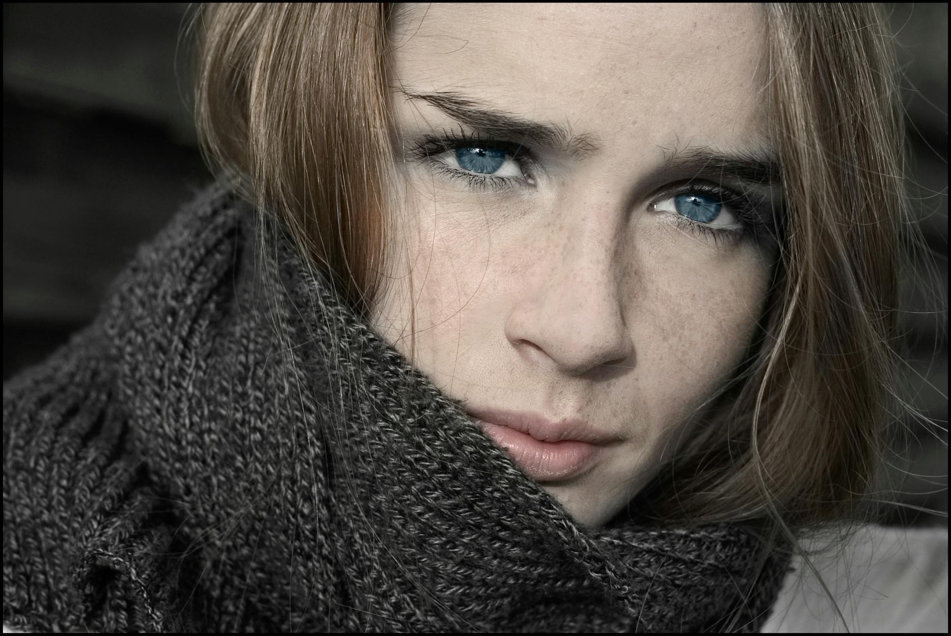 close up portrait photo of woman