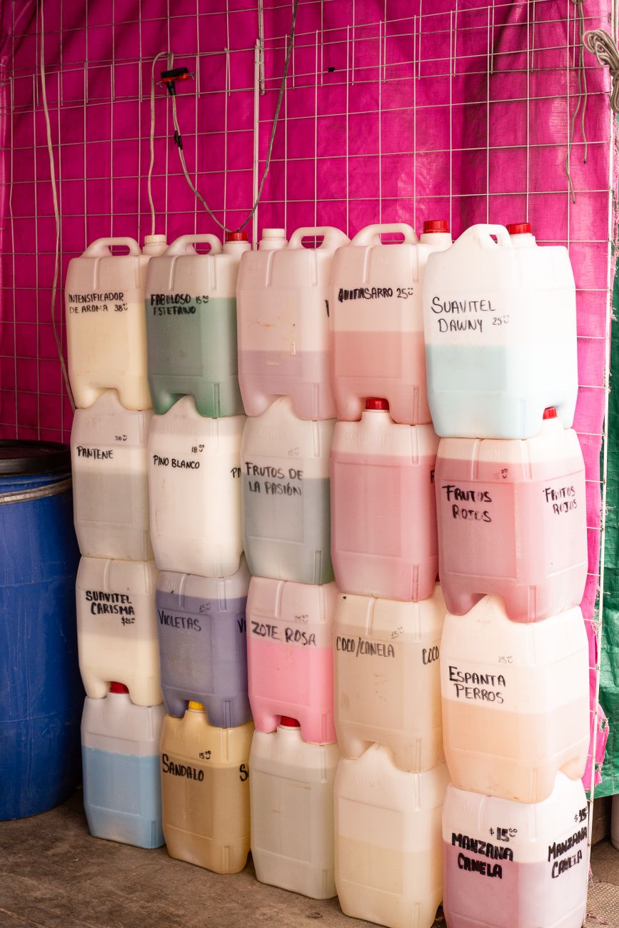 bulk liquid soap containers in market